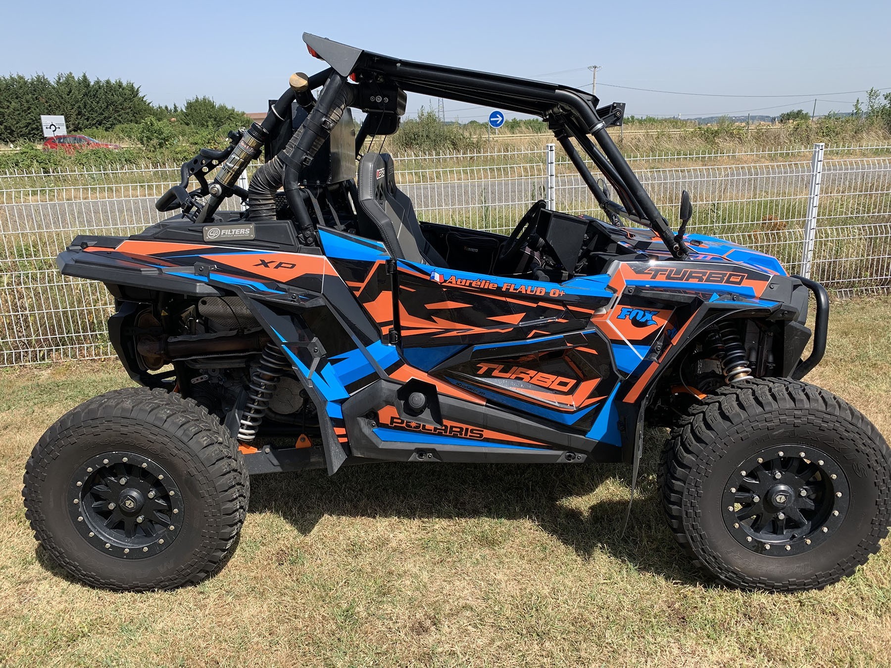 Kit Dekor Straight Edition Blau IDgrafix Polaris RZR 1000 Turb