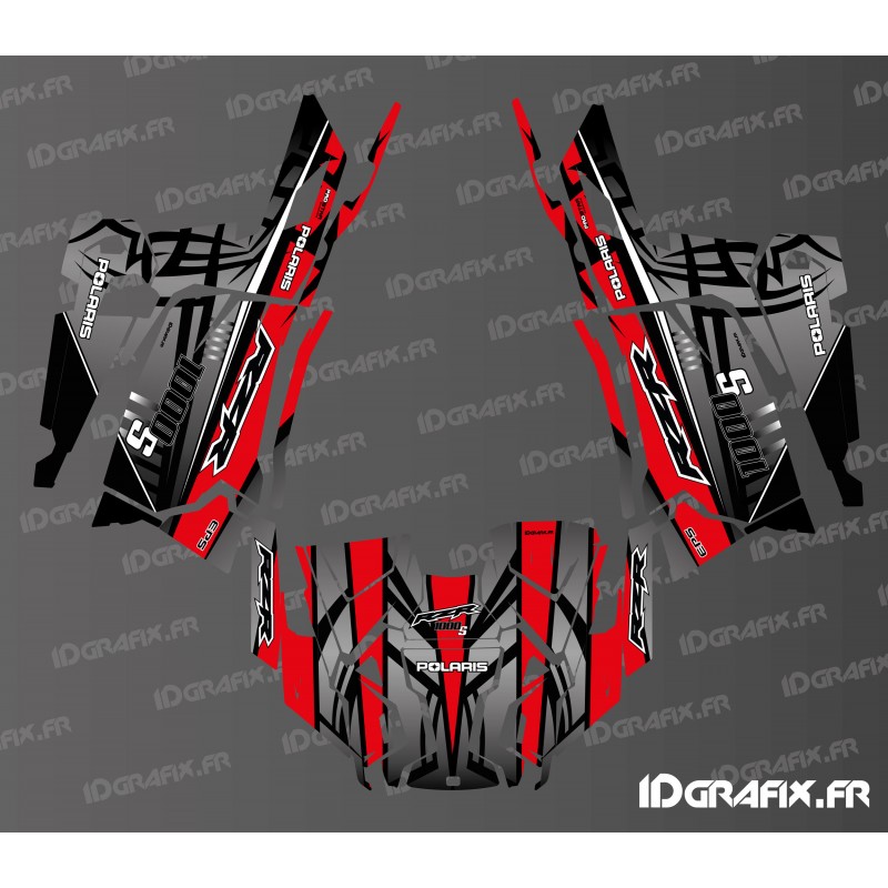 Titanium Edition Decoration Kit Red Idgrafix Polaris Rzr Trai