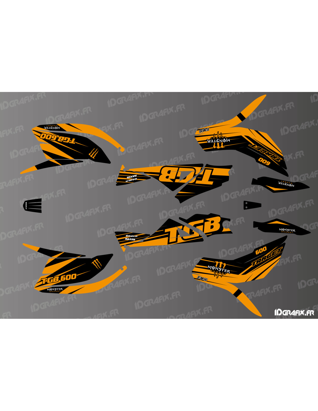 Monster Edition Orange Decoration Kit Full IDgrafix TGB Target