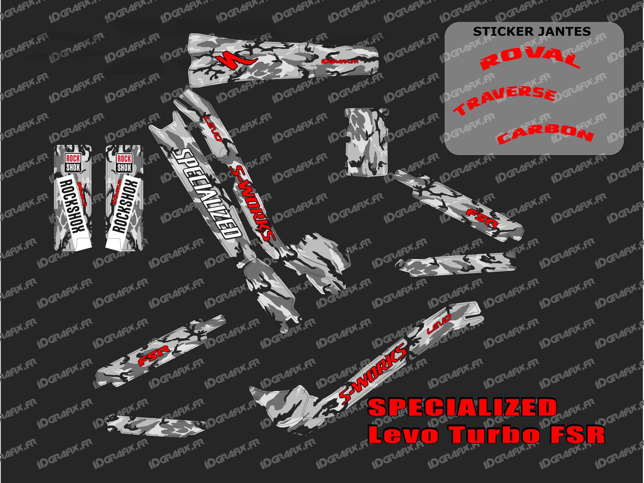 specialized levo sticker kit