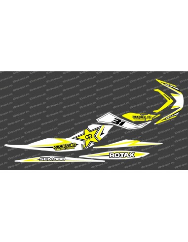 Kit decorazione Rock Bianco/Giallo per Seadoo RXP-X 260 / 300