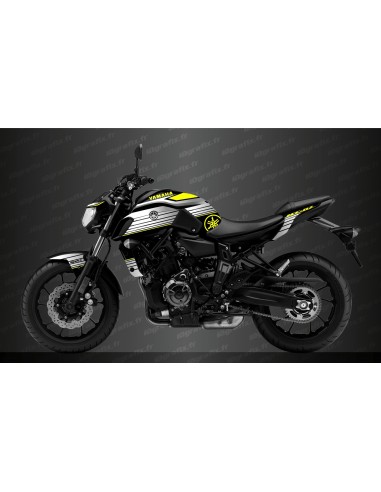 Kit décoration Racing Jaune - IDgrafix - Yamaha MT-07 (2018-2020) -  Idgrafix