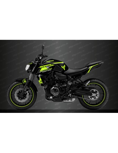 Kit déco Rockstar Edition (jaune) - IDgrafix - Yamaha MT-07 (2018-2020) -  Idgrafix