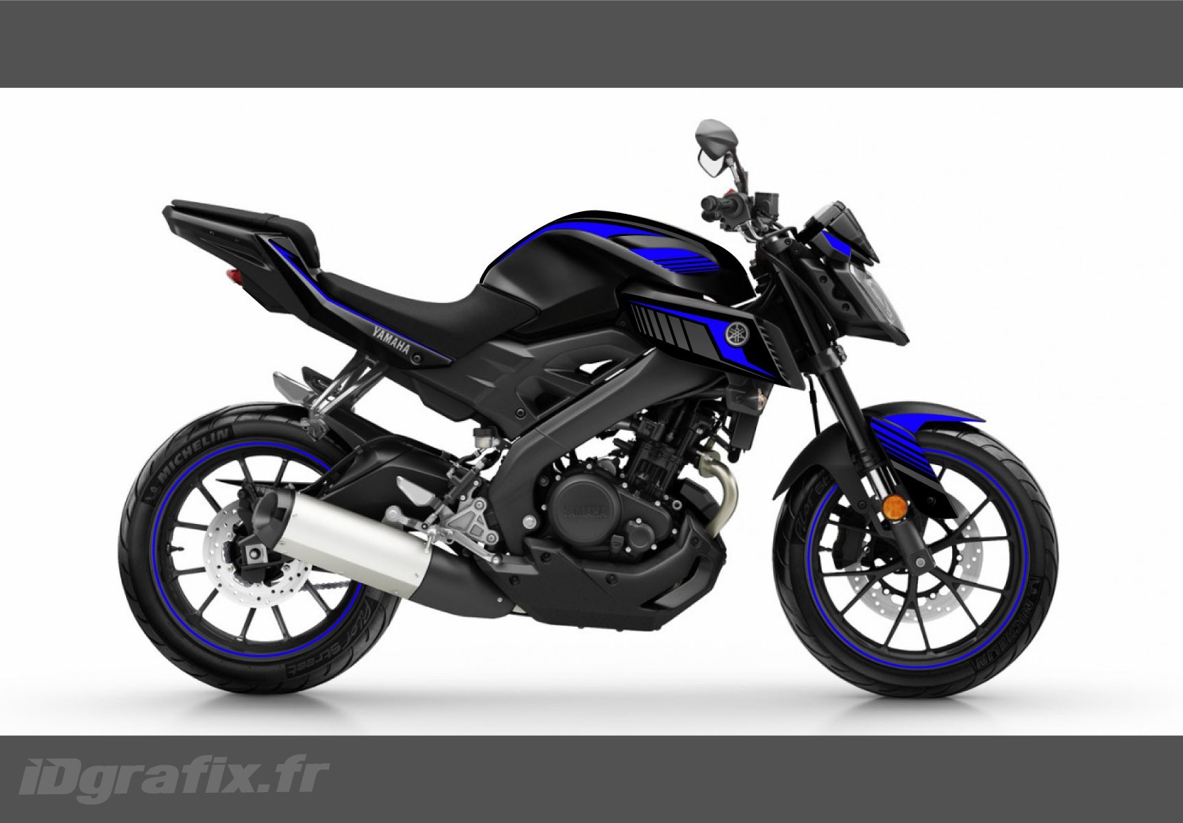 Kit de decoración de Carreras Azul - IDgrafix - Yamaha MT ...