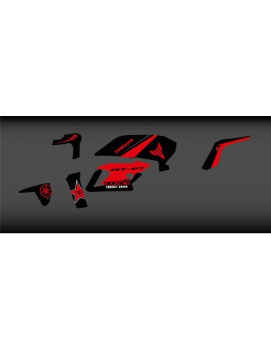 Rockstar Edition-Grafikkit (Rot) – IDgrafix – Yamaha MT-07 (2018–2020) – Idgrafix