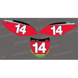 Kit decorazione Numero di Targa Stewart Replica - Suzuki RM/RMZ - I