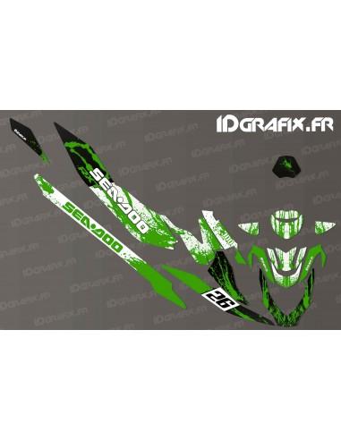 Kit de decoració Splash Cursa Edició (Verd) - Seadoo RXT-X 300 -idgrafix