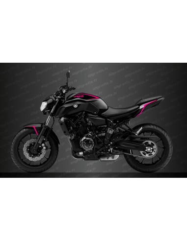 Kit de decoración Línea Rosa - IDgrafix - Yamaha MT-07 (2018-2020) - Idgrafix