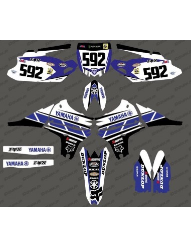 Kit deco 100 % Custom Front Plate Yamaha WRF - M. Mercier