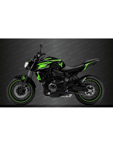 Kit déco Rockstar Edition (Vert) - IDgrafix - Yamaha MT-07 (2018-2020) -  Idgrafix