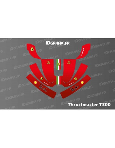 Sticker Scuderia F1 Edition - Volant Simulateur Thrustmaster T300 -  Idgrafix