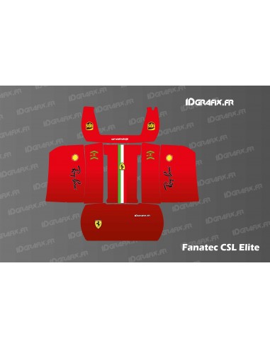 Sticker Scuderia F1 Edition - Volant Simulateur Fanatec CSL elite -  Idgrafix