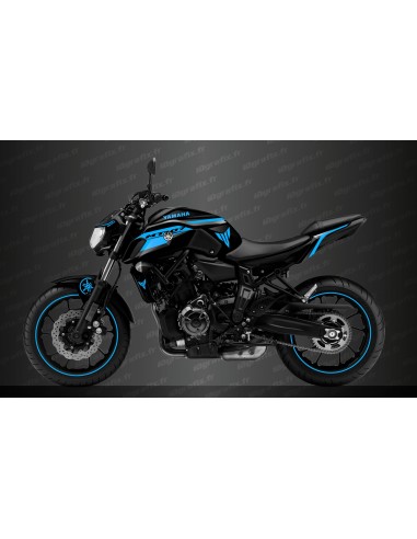 100% Custom Monster Race Edition deco kit (blue 911) - IDgrafix - Yamaha MT-07 (2018-2020) - Idgrafix