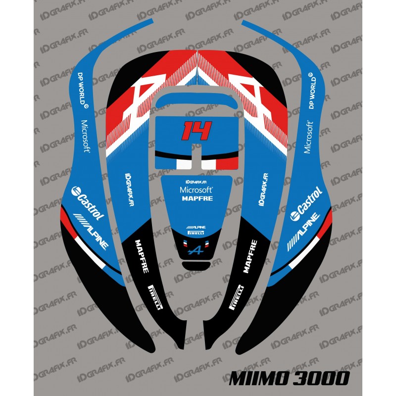 Sticker F1 Alpine Edition - Honda Miimo 3000 robot mower