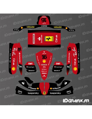 Kit déco Scuderia F1 Edition pour Karting Tony Kart M4 -  Idgrafix