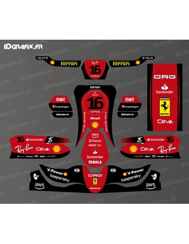 Kit déco F1-series Scuderia pour Karting CRG - SODI - KG 508 -  Idgrafix