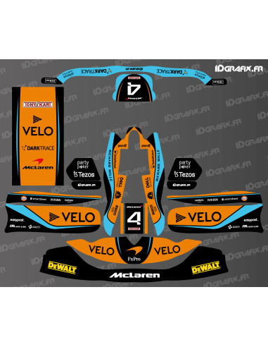 Kit déco F1 Series Mc Laren pour Karting TonyKart - OTK M7 - M10 -  Idgrafix