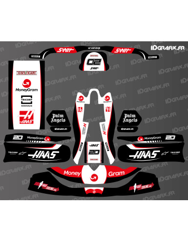 Kit déco F1 Series Haas pour Karting TonyKart - OTK M7 - M10 -  Idgrafix