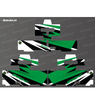 Original luggage sticker kit - Sharp edition (Green) - CF MOTO MT 800