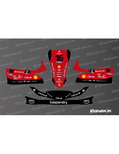 Kit déco Scuderia F1 éditon pour Karting MK 14 Cadet -  Idgrafix