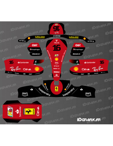 Kit déco Scuderia F1 Edition pour Karting Sodi KG 506 -  Idgrafix