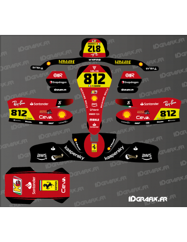 Kit déco Scuderia F1 Edition PERSO pour Karting Sodi KG 506 -  Idgrafix