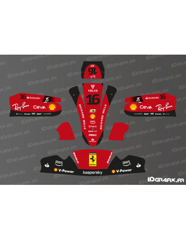 Deko-Set F1 Ferrari Edition für Karting Mini/Cadet MK 20