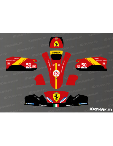 Ferrari Le Mans Edition-Grafikkit für Karting Mini/Cadet MK 20