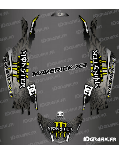 DC Series decoration kit (Lime Green) - Idgrafix - Can Am Maverick X3 - Idgrafix