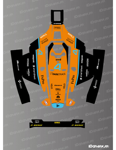 Adhesivo F1 Mc Laren Edition - Robot cortacésped Mammotion LUBA 1 - Idgrafix