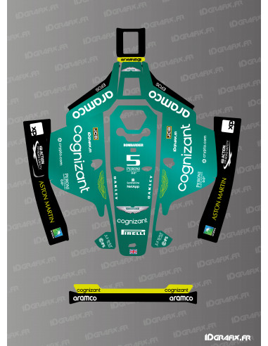 Adhesivo F1 Aston Martin Edition - Robot cortacésped Mammotion LUBA 1 - Idgrafix