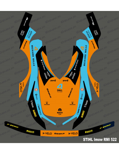 Adesivo MC Laren F1 Edition - Robot rasaerba Stihl Imow 522 - Idgrafix