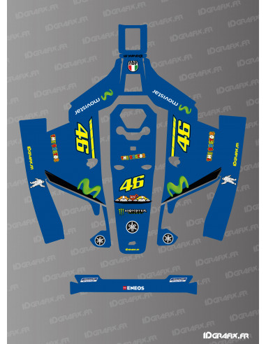 Adesivo Rossi Moto GP Edition - Robot tagliaerba Mammotion LUBA 1 - Idgrafix