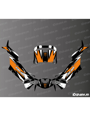 Kit di decorazioni Factory Edition (arancione) - Idgrafix - Can Am Maverick X3 R - Idgrafix