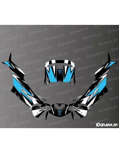 Factory Edition decoration kit (Blue) - Idgrafix - Can Am Maverick X3 R - Idgrafix