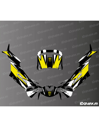 Kit di decorazioni Factory Edition (Giallo) - Idgrafix - Can Am Maverick X3 R - Idgrafix