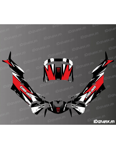 Kit di decorazioni Factory Edition (rosso) - Idgrafix - Can Am Maverick X3 R - Idgrafix