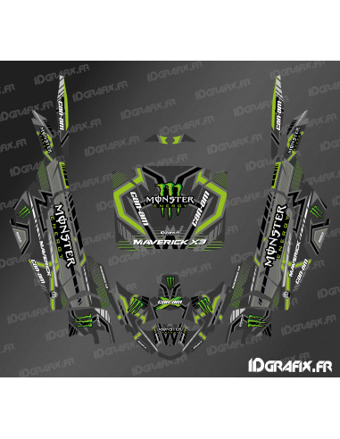 Feature Edition decoration kit (Green) - Idgrafix - Can Am Maverick X3