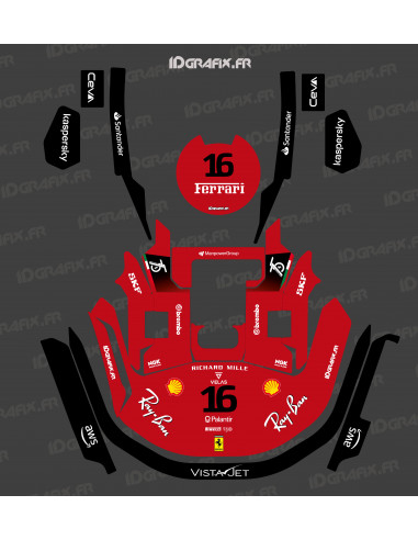 Adesivo Scuderia F1 Edition - Robot tagliaerba KRESS RTK - Serie KR - Idgrafix