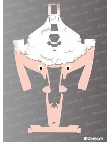 Edición de pegatinas de ovejas - Robot cortacésped Mammotion LUBA 2 - Idgrafix