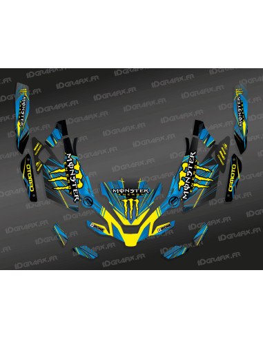 Kit de decoració Monster Edition (Blau) - Idgrafix - CF Moto ZForce Sport - Idgrafix