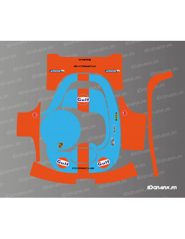 Adesivo Gulf Edition - Rasaerba robotizzato Segway Navimow H