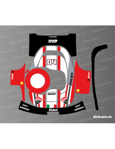 Adesivo Ducati MotoGP Edition - Rasaerba robotizzato Segway Navimow H