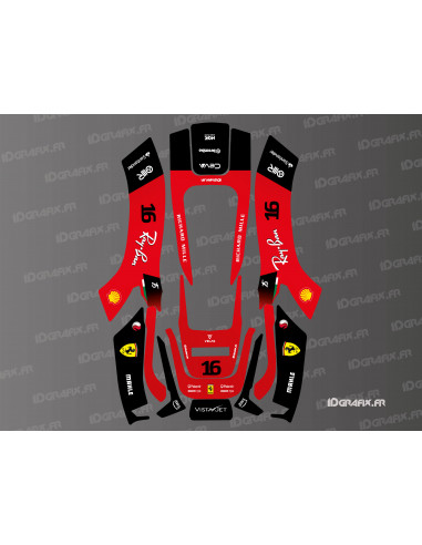 Adesivo Ferrari F1 Edition - Robot rasaerba PARKSIDE (PMRDA 20 - PMRA 20)