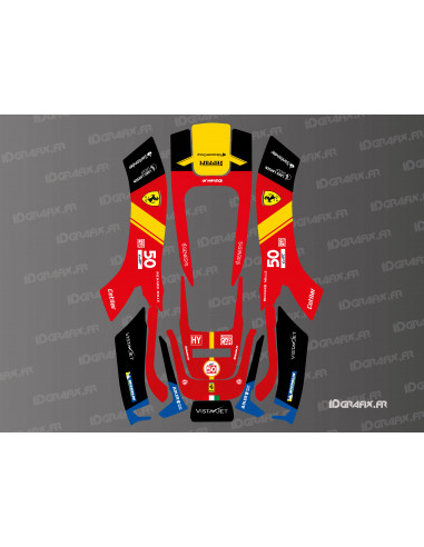 Adesivo Ferrari Le Mans Edition - Robot rasaerba PARKSIDE (PMRDA 20 - PMRA 20)