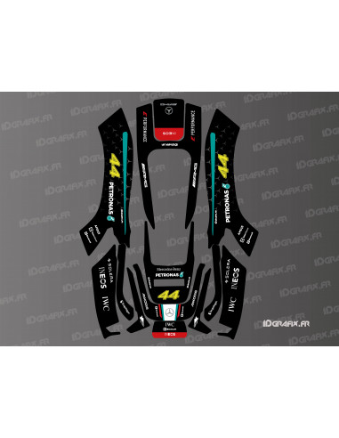 Sticker Mercedes F1 Edition - PARKSIDE robotic mower (PMRDA 20 - PMRA 20) - Idgrafix