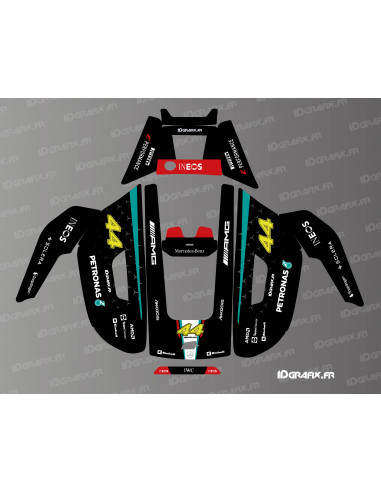 Adesivo Mercedes F1 Edition - Robot tagliaerba Mammotion YUKA - Idgrafix