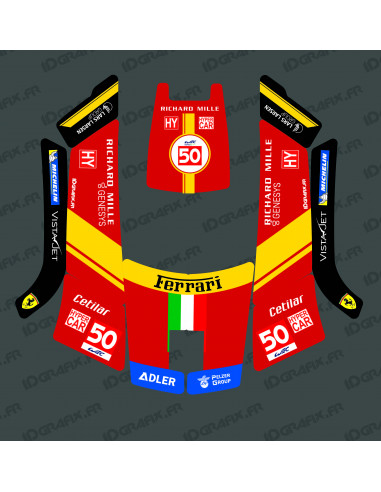 Ferrari Le Mans Edition sticker - Husqvarna AUTOMOWER 105 robotic lawnmower