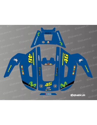 Sticker Rossi Moto GP Edition - Mammotion YUKA mowing robot - Idgrafix