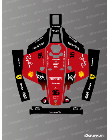 Adesivo F1 Scuderia Edition - Robot tagliaerba Mammotion LUBA 1 - Idgrafix